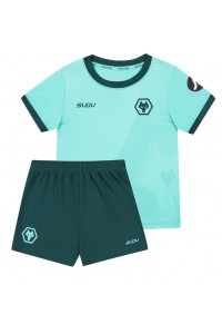 Fotbalové Dres Wolves Dětské Venkovní Oblečení 2025-26 Krátký Rukáv (+ trenýrky)